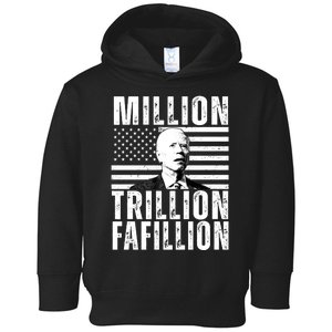 Million Trillion Fafillion Confused Biden Funny Toddler Hoodie