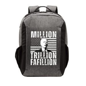 Million Trillion Fafillion Confused Biden Funny Vector Backpack