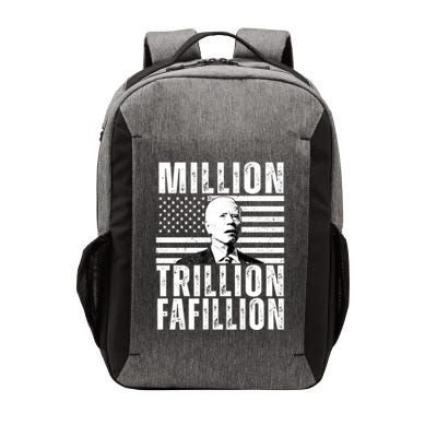 Million Trillion Fafillion Confused Biden Funny Vector Backpack