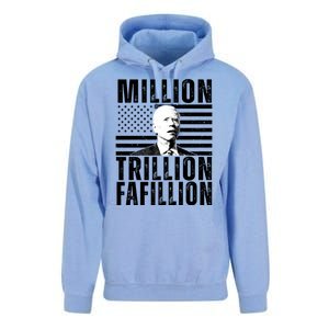 Million Trillion Fafillion Confused Biden Funny Unisex Surf Hoodie