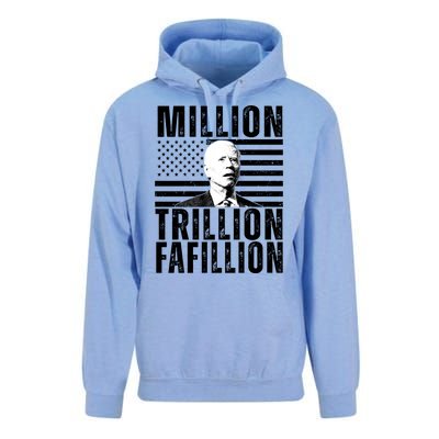 Million Trillion Fafillion Confused Biden Funny Unisex Surf Hoodie