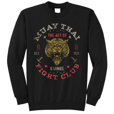 Muay Thai Fighter Twin Tiger Art Of 8 Limbs Sweatshirt