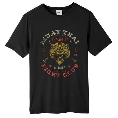 Muay Thai Fighter Twin Tiger Art Of 8 Limbs Tall Fusion ChromaSoft Performance T-Shirt