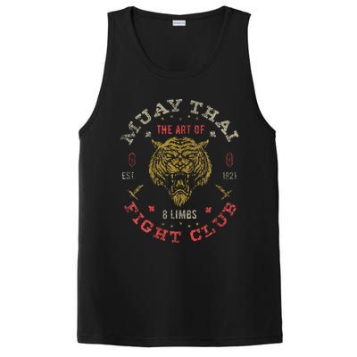 Muay Thai Fighter Twin Tiger Art Of 8 Limbs PosiCharge Competitor Tank