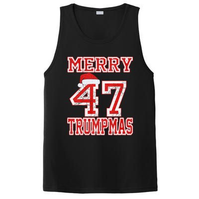 Merry Trumpmas Funny Santa Trump 47th President Christmas PosiCharge Competitor Tank