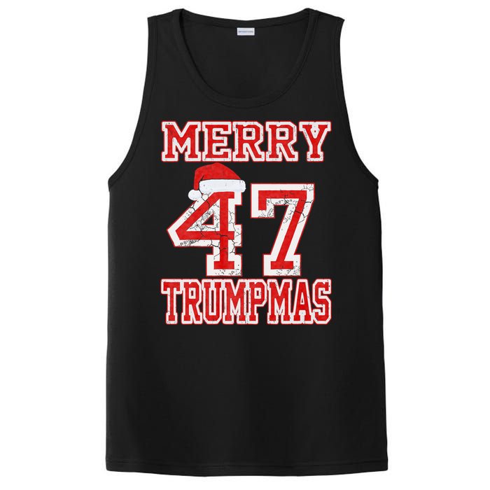 Merry Trumpmas Funny Santa Trump 47th President Christmas PosiCharge Competitor Tank