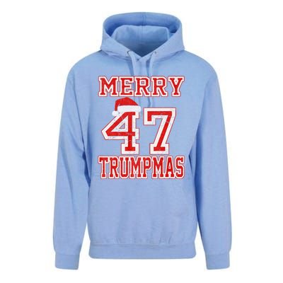 Merry Trumpmas Funny Santa Trump 47th President Christmas Unisex Surf Hoodie