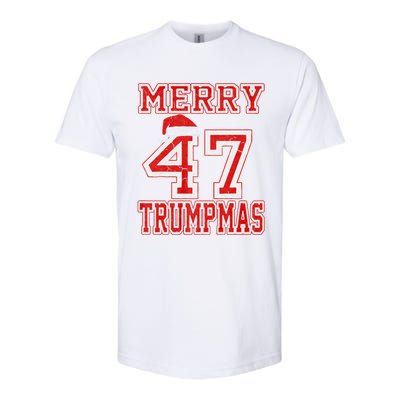 Merry Trumpmas Funny Santa Trump 47th President Christmas Softstyle CVC T-Shirt