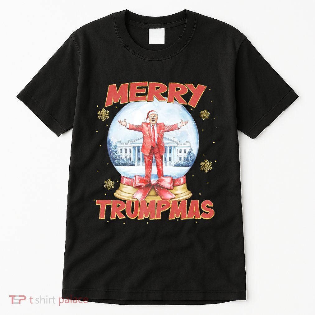 Merry Trumpmas Funny Santa Claus Trump President Christmas Tall T-Shirt