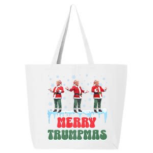 Merry Trumpmas Funny Santa Claus Trump President Christmas 25L Jumbo Tote