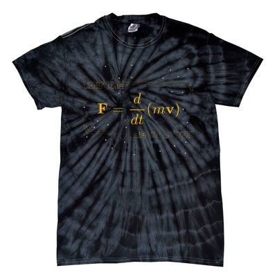 May The F = m(dvdt) Be with You  Funny Physics Geek Tie-Dye T-Shirt