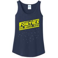 May The Forties Be With You Ladies Essential Tank