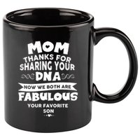 Mom Thanks For Sharing Your Dna Mothersday Gift 11oz C Handle Ceramic Mug