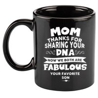 Mom Thanks For Sharing Your Dna Mothersday Gift 11oz C Handle Ceramic Mug