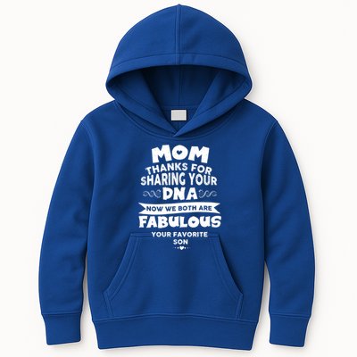 Mom Thanks For Sharing Your Dna Mothersday Gift Kids Hoodie