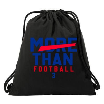 More Than Football 513 Stand With Buffalo Love For 3 Pray For Damar Drawstring Bag