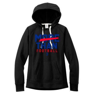 More Than Football 513 Stand With Buffalo Love For 3 Pray For Damar Women's Fleece Hoodie