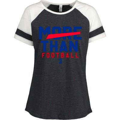 More Than Football 513 Stand With Buffalo Love For 3 Pray For Damar Enza Ladies Jersey Colorblock Tee