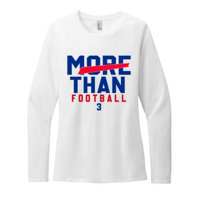 More Than Football 513 Stand With Buffalo Love For 3 Pray For Damar Womens CVC Long Sleeve Shirt