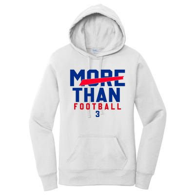 More Than Football 513 Stand With Buffalo Love For 3 Pray For Damar Women's Pullover Hoodie