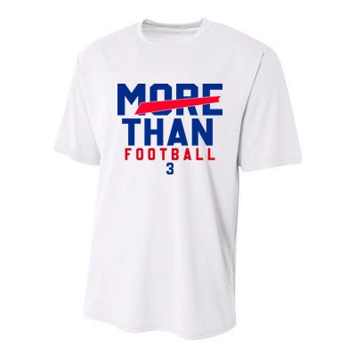 More Than Football 513 Stand With Buffalo Love For 3 Pray For Damar Youth Performance Sprint T-Shirt
