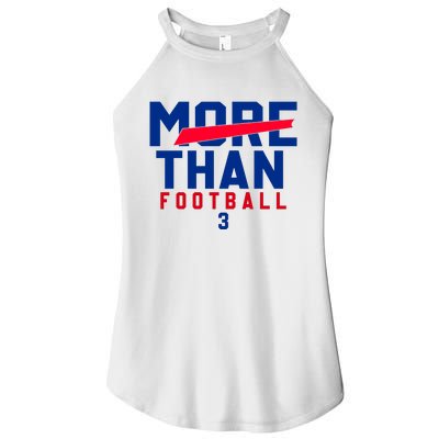 More Than Football 513 Stand With Buffalo Love For 3 Pray For Damar Women's Perfect Tri Rocker Tank