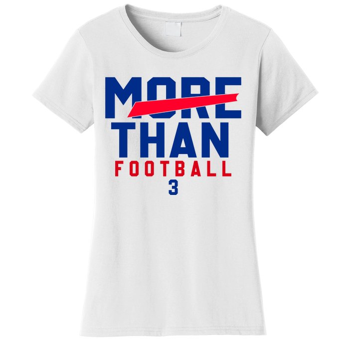 More Than Football 513 Stand With Buffalo Love For 3 Pray For Damar Women's T-Shirt