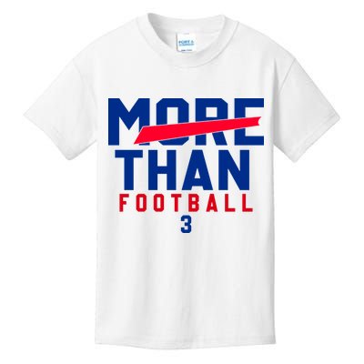 More Than Football 513 Stand With Buffalo Love For 3 Pray For Damar Kids T-Shirt