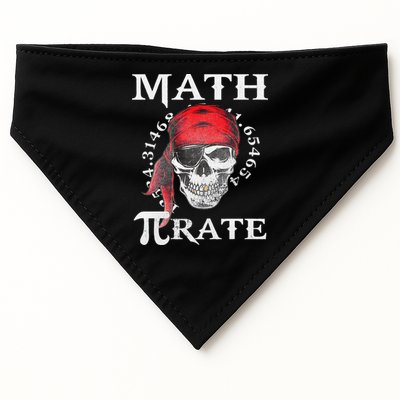 Math Teacher Funny Quote Pirate Gift USA-Made Doggie Bandana