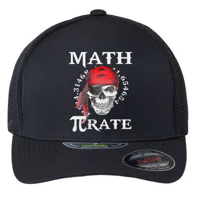 Math Teacher Funny Quote Pirate Gift Flexfit Unipanel Trucker Cap