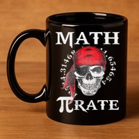 Math Teacher Funny Quote Pirate Gift 11oz C Handle Ceramic Mug