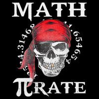 Math Teacher Funny Quote Pirate Gift Drawstring Bag