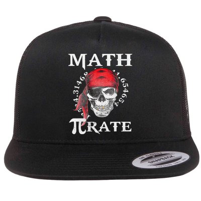 Math Teacher Funny Quote Pirate Gift Flatbill Hat