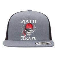 Math Teacher Funny Quote Pirate Gift Flat Bill Trucker Hat