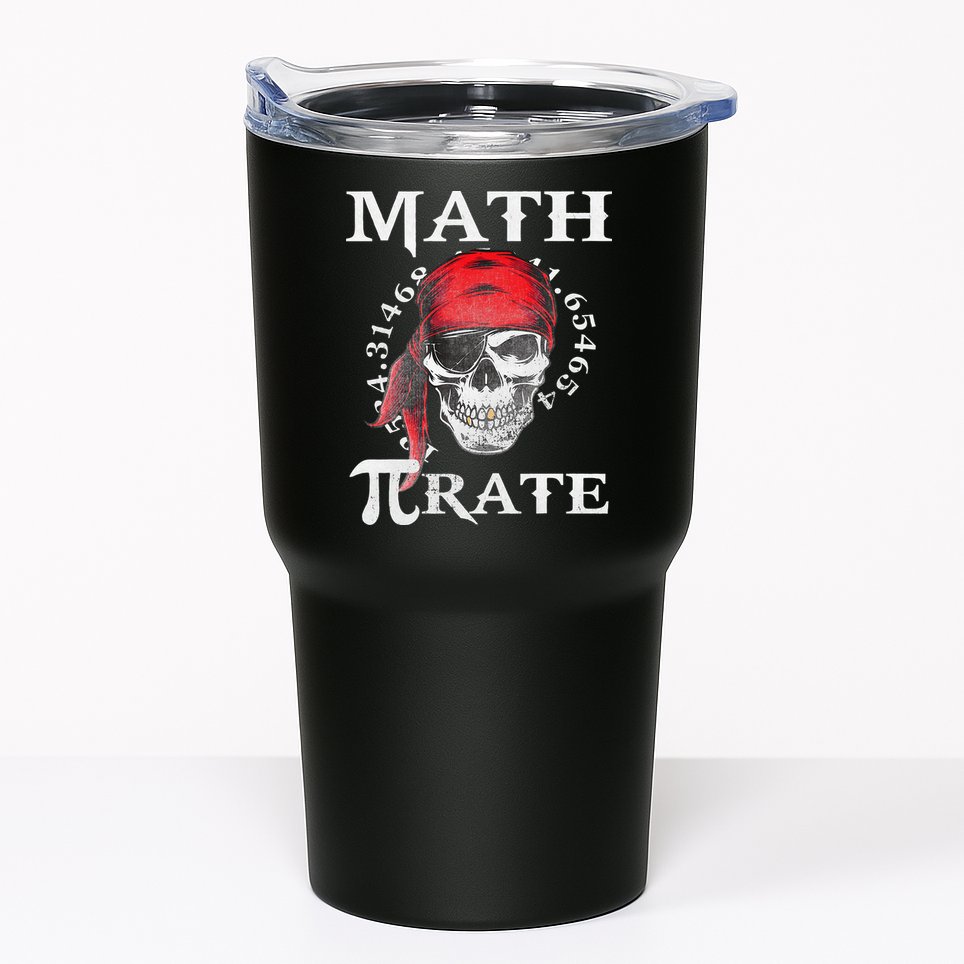 Math Teacher Funny Quote Pirate Gift Tumbler