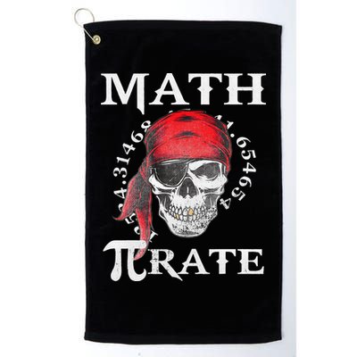 Math Teacher Funny Quote Pirate Gift Golf Towel