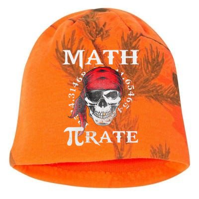 Math Teacher Funny Quote Pirate Gift Kati - Camo Knit Beanie