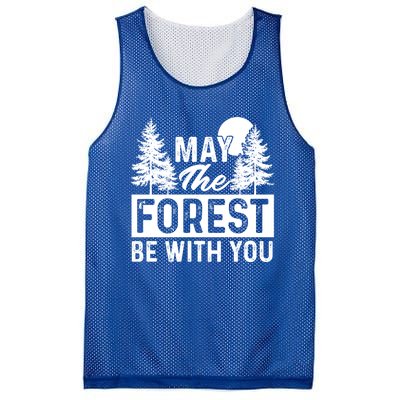 May The Forest Be With You Gift Nature Lover Earth Day Gift Mesh Reversible Basketball Jersey Tank