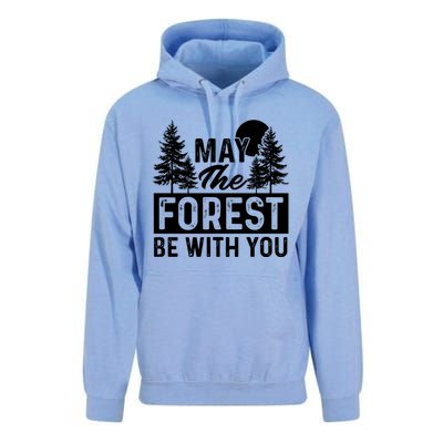 May The Forest Be With You Gift Nature Lover Earth Day Gift Unisex Surf Hoodie