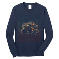 Monster Truck Fors Monster Truck Vintage Retro Long Sleeve Shirt