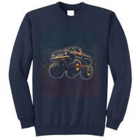 Monster Truck Fors Monster Truck Vintage Retro Sweatshirt