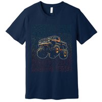 Monster Truck Fors Monster Truck Vintage Retro Premium T-Shirt