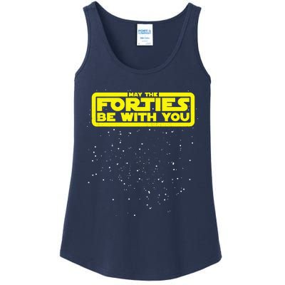 May The Forties Be With You Ladies Essential Tank