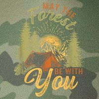 May The Forest Be With You Camping Legacy Tie Dye Trucker Hat