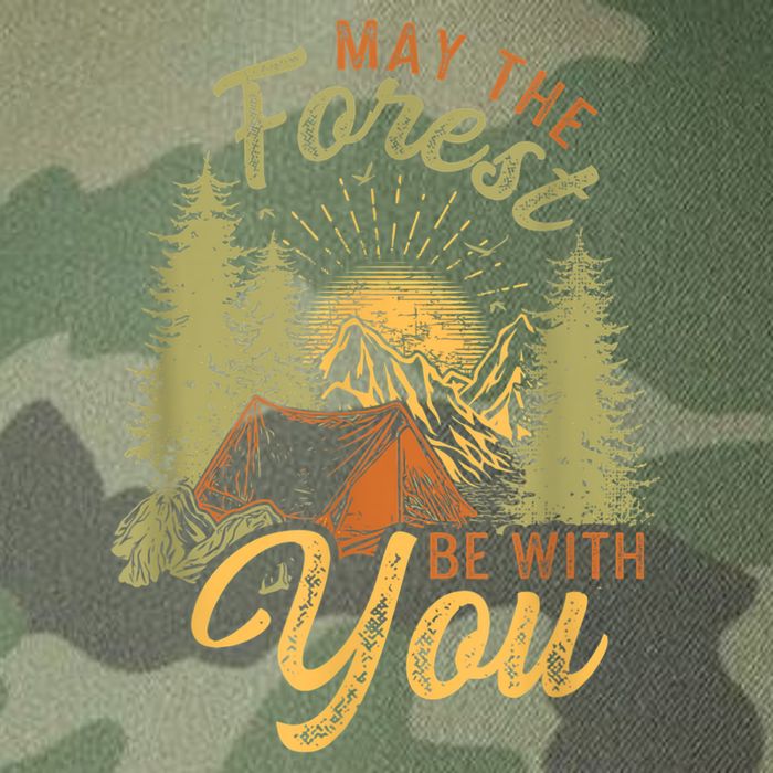 May The Forest Be With You Camping Legacy Tie Dye Trucker Hat
