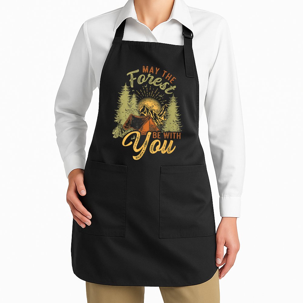 May The Forest Be With You Camping Apron