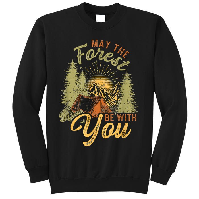 May The Forest Be With You Camping Sweatshirt
