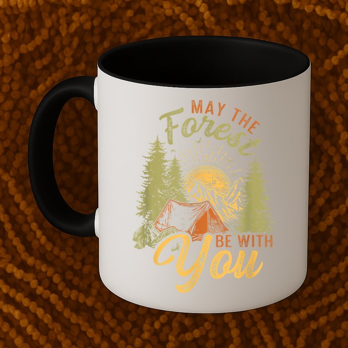 May The Forest Be With You Camping Mug