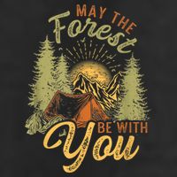 May The Forest Be With You Camping 15oz Campfire Ceramic Mug
