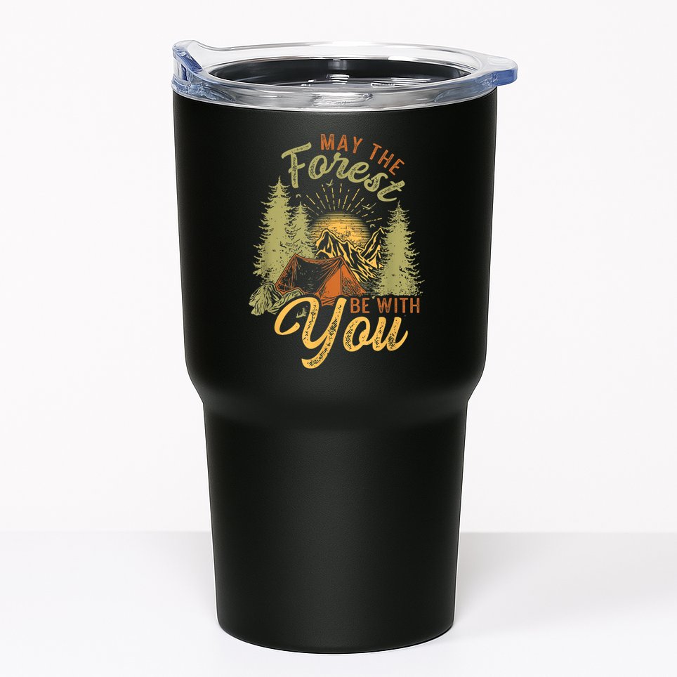 May The Forest Be With You Camping Tumbler